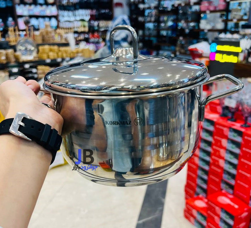  سرویس قابلمه 9 پارچه استیل برند کرکماز مدل آسترا ۱۹۰2 korkmaz Astra 