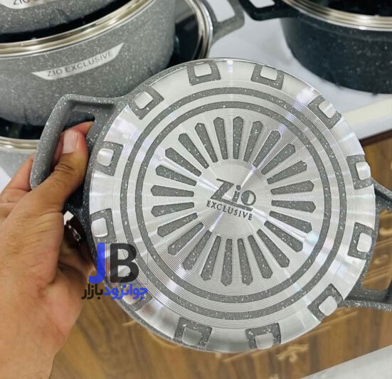 سرویس قابلمه 10 پارچه گرانیتی زیو سری امبر مدل Zio Z-7145 