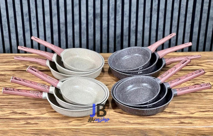  سرویس تابه گرانیتی برند زیو مدل ZFS 8505-S28 طرح جامبو