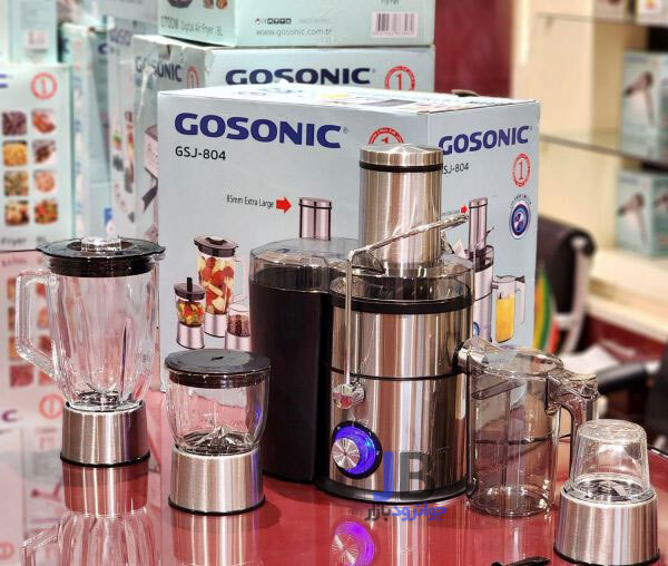  آبمیوه گیری تک کاره 1000 وات گوسونیک مدل Gosonic GFP-804 