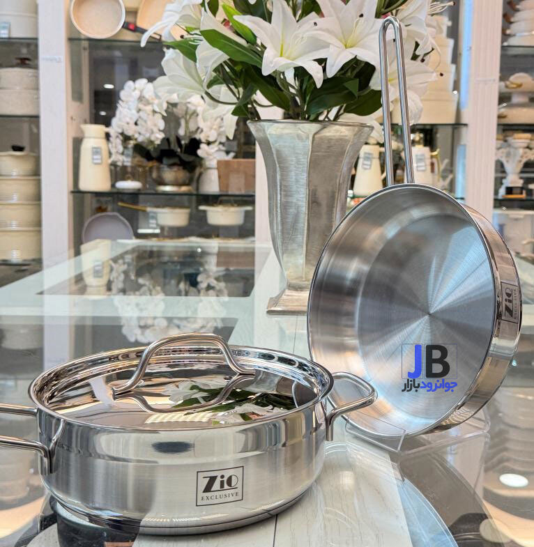  سرویس قابلمه استیل 9 پارچه برند زیو مدل Zio ZCS-1360 