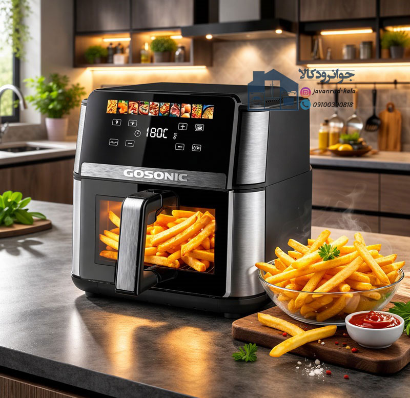 سرخکن بدون روغن 9 لیتری گوسونیک مدل Gosonic GAF-889