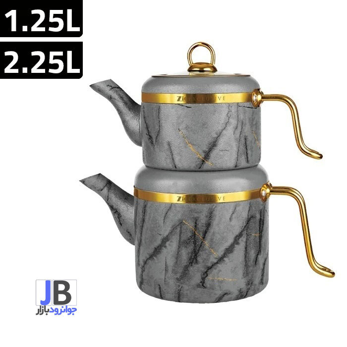 کتری و قوری با جنس گرانیتی برند زیو مدل Zio ZTS-8014