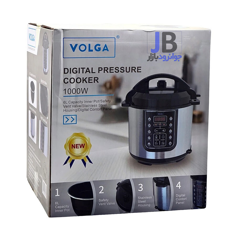  زودپز برقی ۶ لیتر 10 کاره برند ولگا مدل VOLGA-99-0 