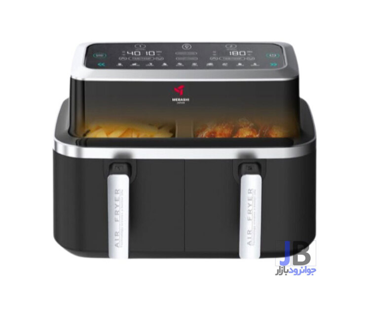   سرخکن بدون روغن 2 قلو 8 لیتر مباشی مدل Mebashi ME-AF981