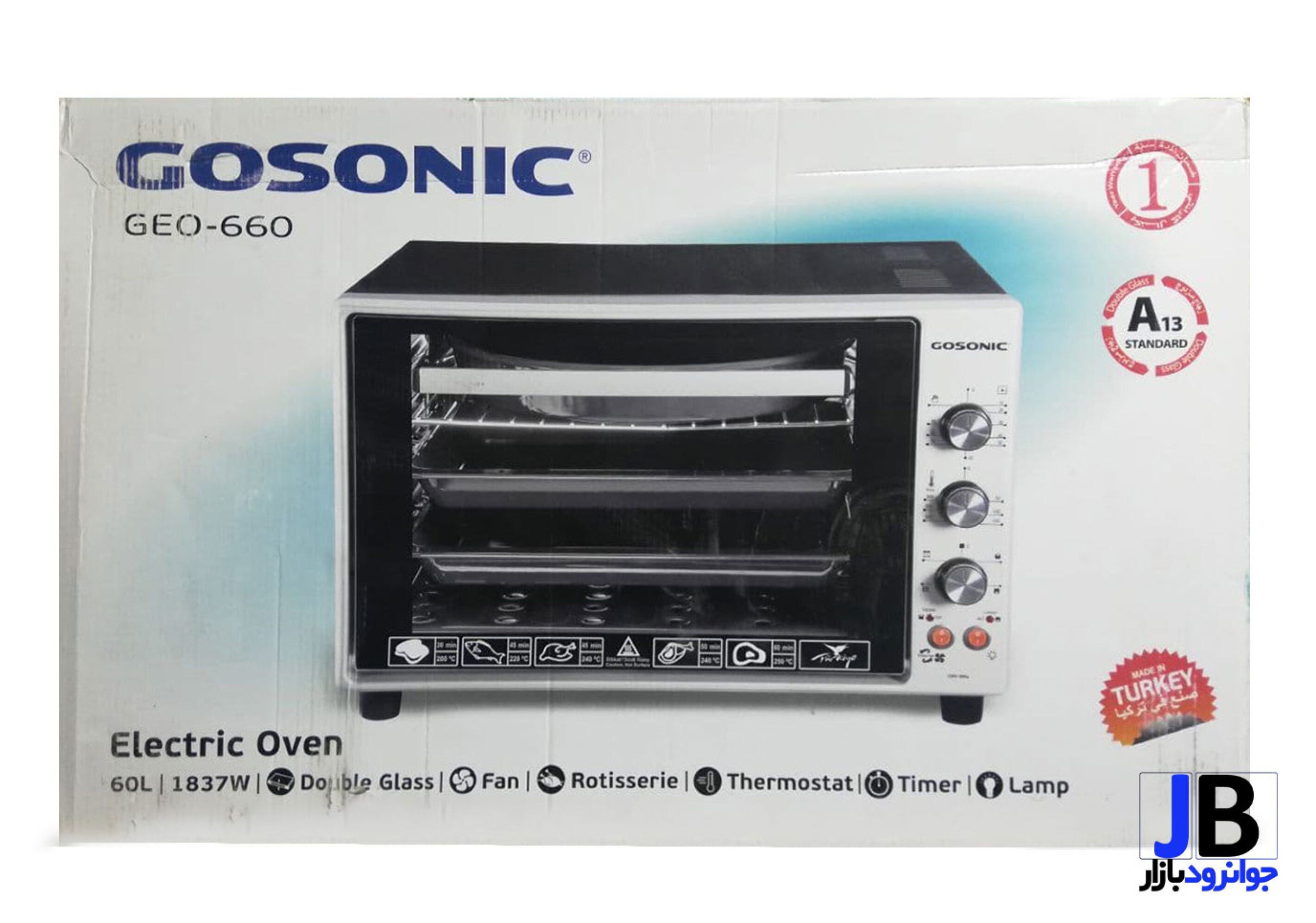  آون توستر گوسونیک مدل Toaster Oven Gosonic Geo-660 