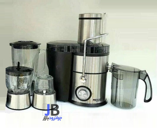 آبمیوه گیری چهار کاره 1200 وات برند مکسی مدل Mexxi MEX-777-SS