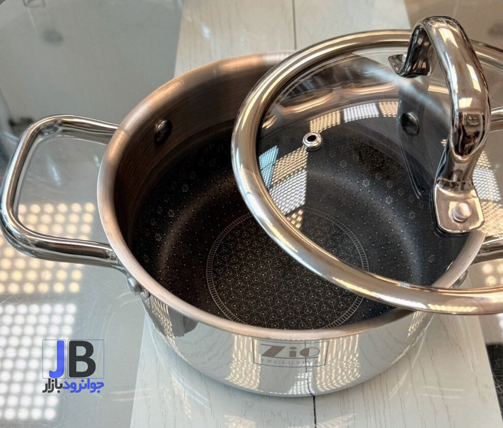  سرویس قابلمه استیل کف لیزری زیو مدل Zio ZCS_1556/4S26 