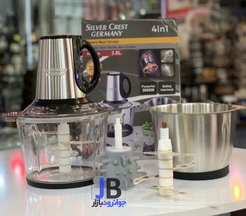 خردکن سیلور کرست 3000 وات 6 تیغ طلایی با پوست کن 3.8 لیتر مدل Silver Crest sl-2024 