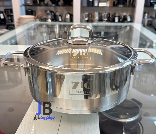سرویس قابلمه استیل 10 پارچه برند زیو مدل Zio ZCS-1320