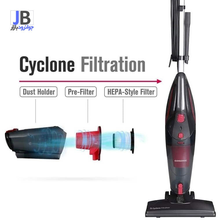  جارو عصایی 2 حالته برند گوسونیک مدل Gosonic GSV-1118 