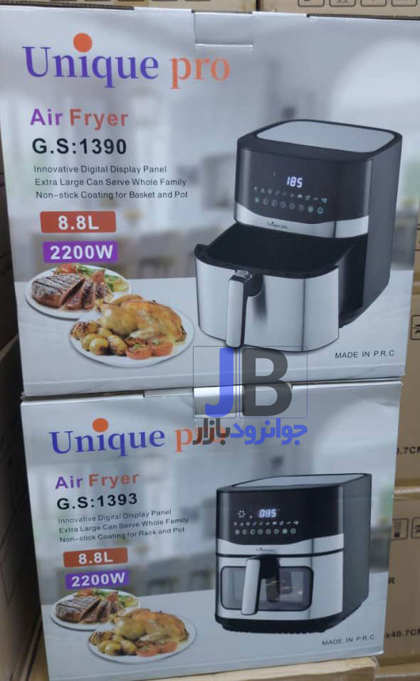  سرخ کن بدون روغن 8.8 لیتر برند یونیک پرو مدل Unique pro G.S 1390