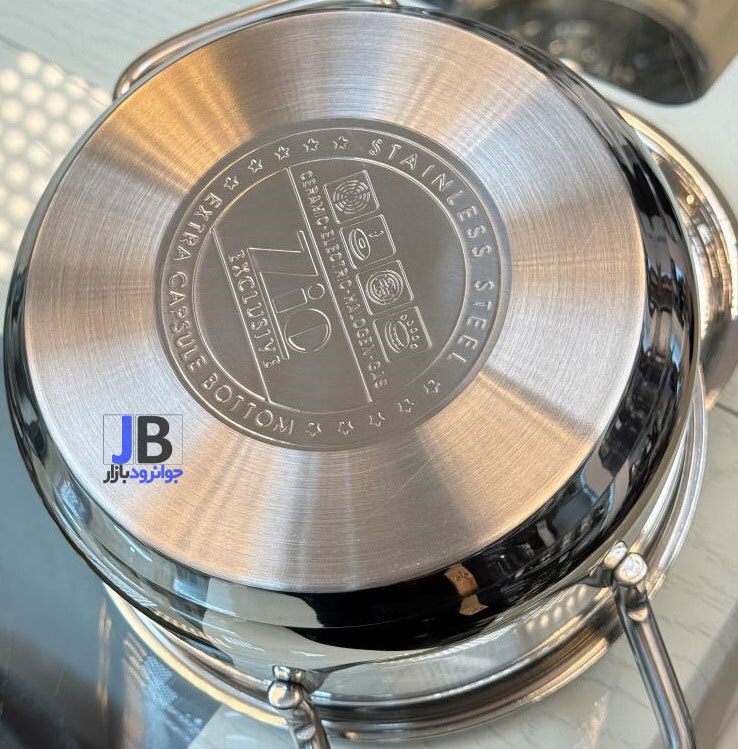  سرویس قابلمه استیل 9 پارچه برند زیو مدل Zio ZCS-1360 