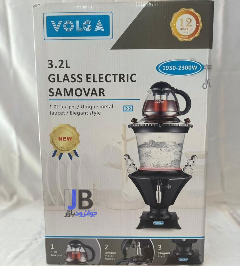   چای ساز و سماور برقی روهمی برند ولگا مدل VOLGA 25Q 