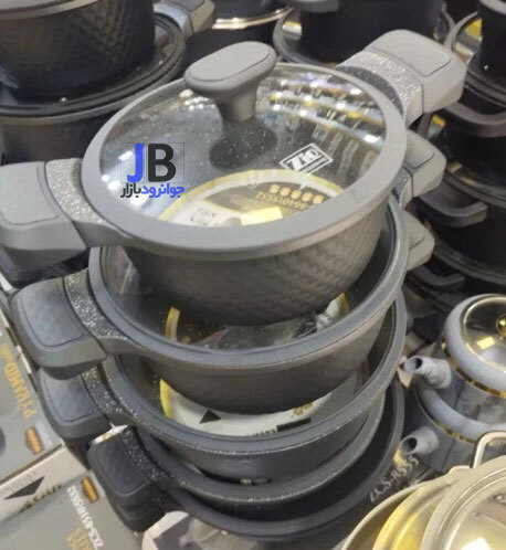   سرویس قابلمه 10 پارچه زیو سری ارکیده مدل Zio ZCS-8640-5S32 