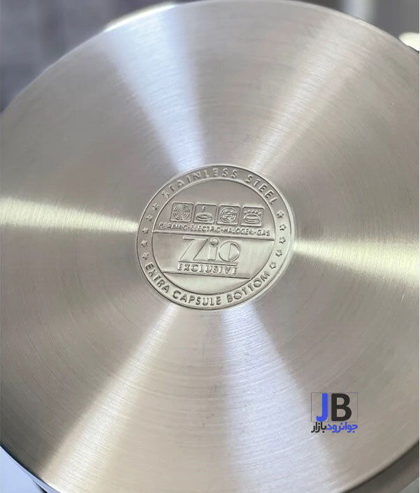  سرویس قابلمه و تابه استیل ۸ پارچه زیو مدل Zio ZCS-1378/4S26 