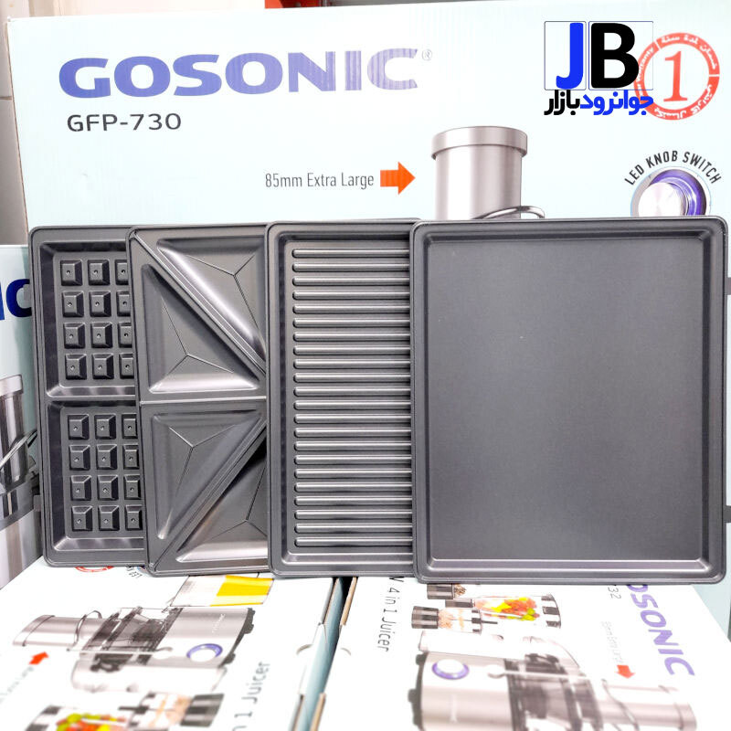  ساندویچ ساز، گریل و وافل برقی برند گوسونیک مدل Gosonic GSM-606 