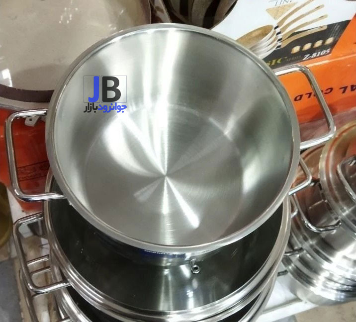 سرویس قابلمه 9 پارچه استیل برند کرکماز مدل آسترا ۱۹۰1 korkmaz Astra