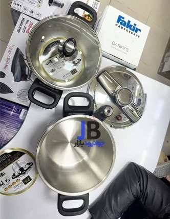 زودپز دوقلو روگازی ظرفیت 7 لیتر برند زیو مدل ZPC-1655/s07