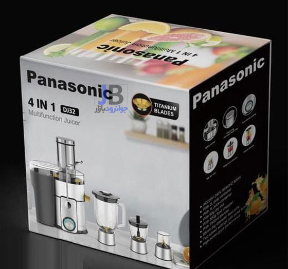  آبمیوه گیری 4 کاره 800 وات پاناسونیک مدل Panasonic DJ32