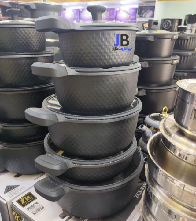   سرویس قابلمه 10 پارچه زیو سری ارکیده مدل Zio ZCS-8640-5S32 