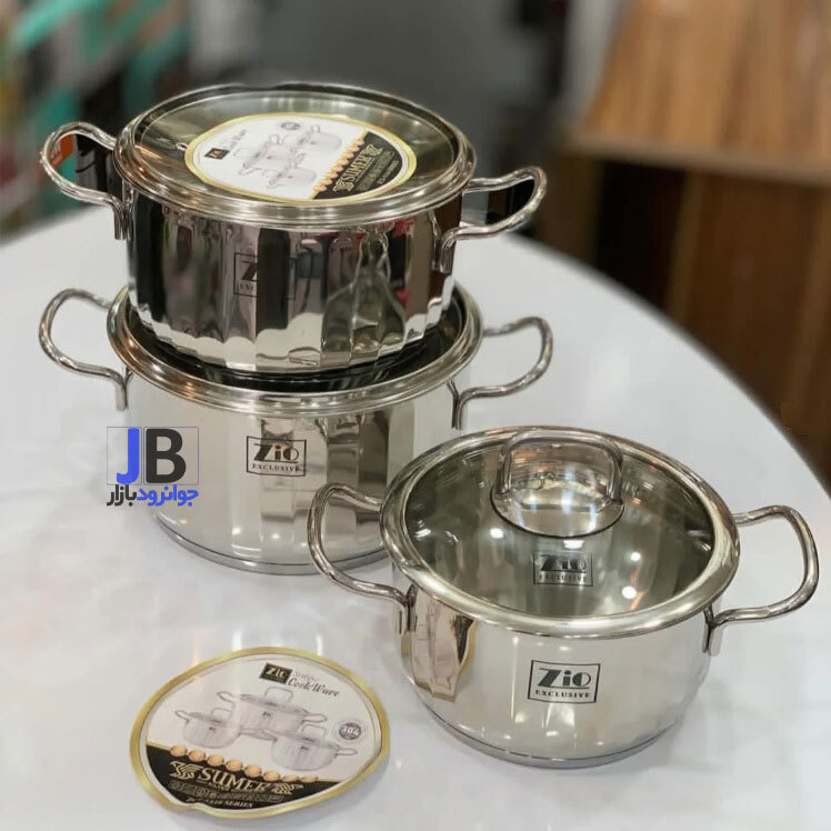  سرویس قابلمه 6 پارچه زیو سری سامر مدل Zio ZCS-1516 