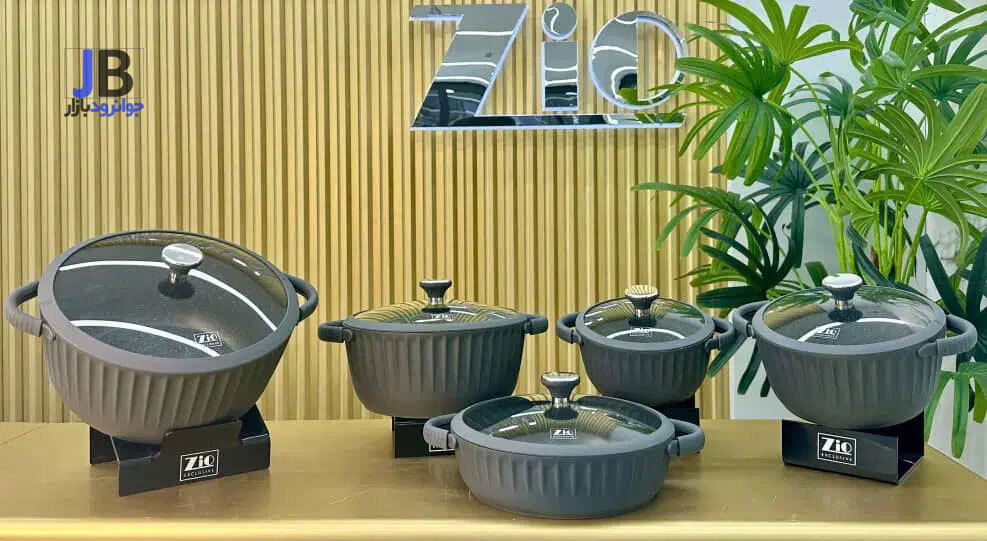  سرویس قابلمه 10 پارچه زیو سری تاج مدل Zio ZCS-8700 