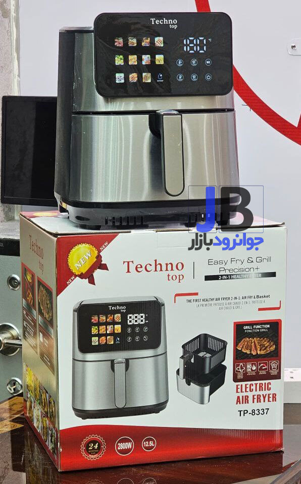 سرخکن بدون روغن 12 لیتری تکنو مدل Techno Tp-8337