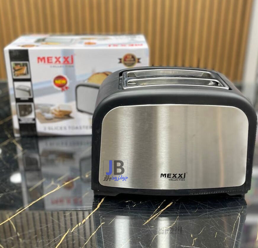  توستر نان برقی 800 وات برند مکسی مدل MEXXI TOST-02-M 